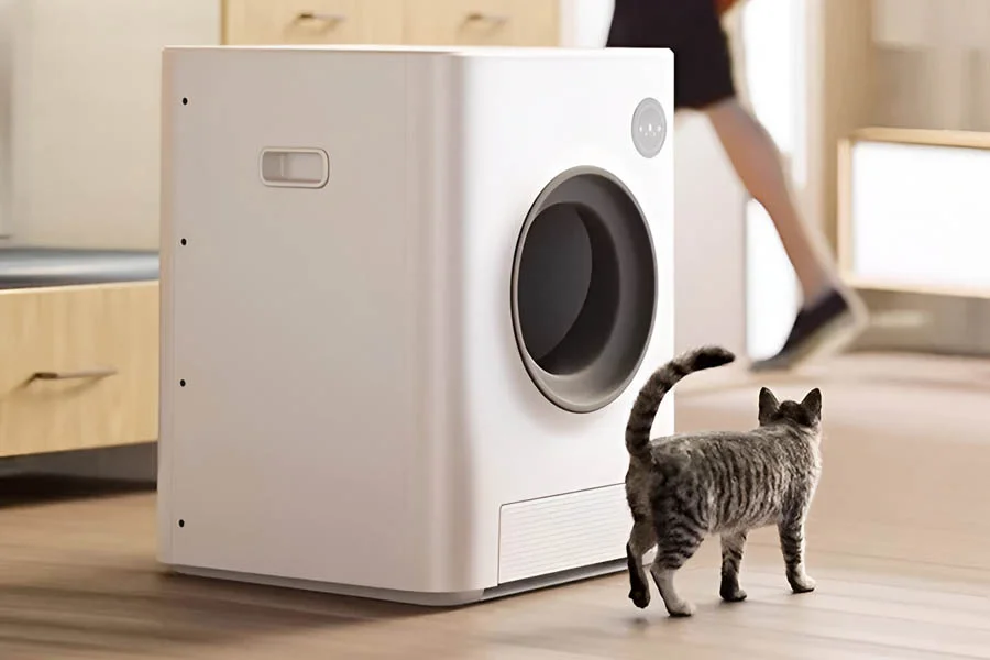auto clean kitty litter box